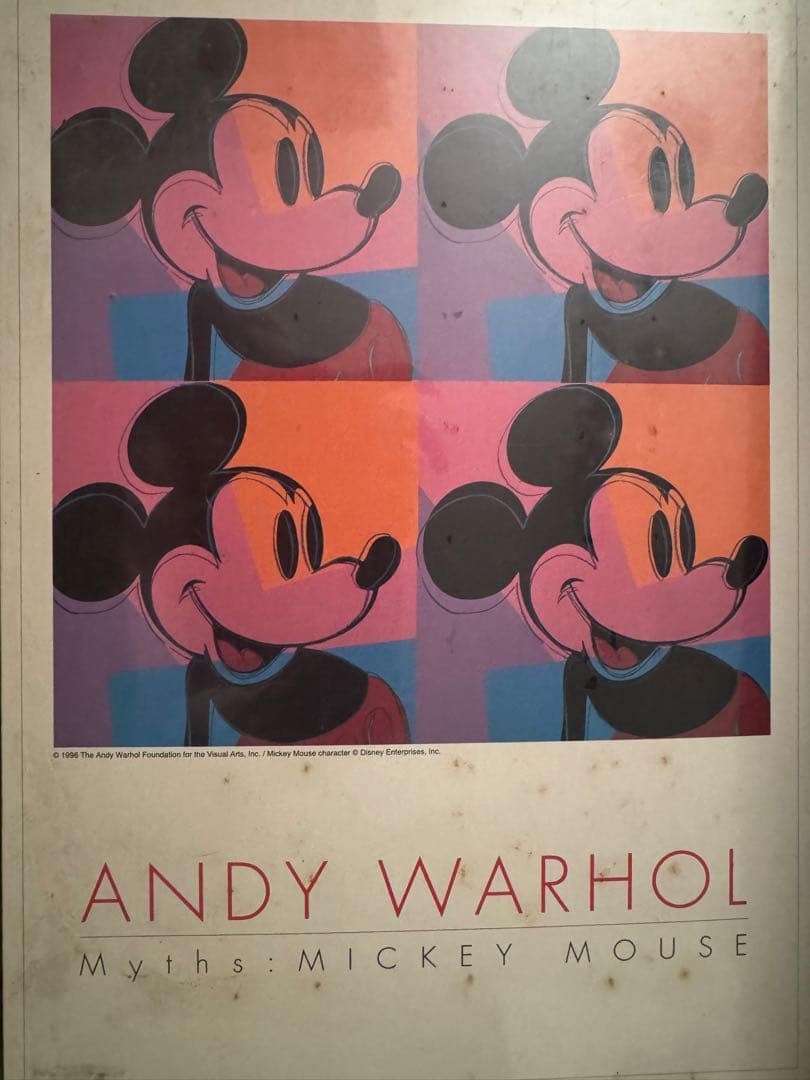 アンディウォーホル ミッキーマウス レトロ ジグソーパズル【未開封】1000P