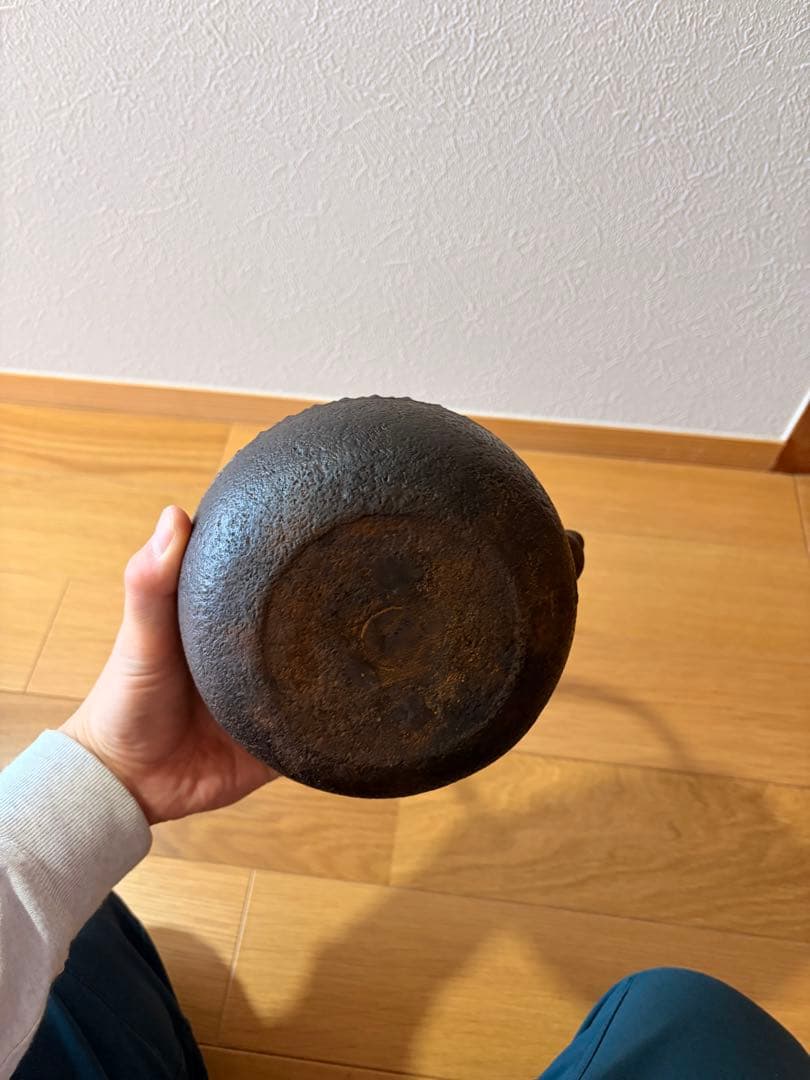 鋳鉄製 鉄瓶と鍋敷きセット