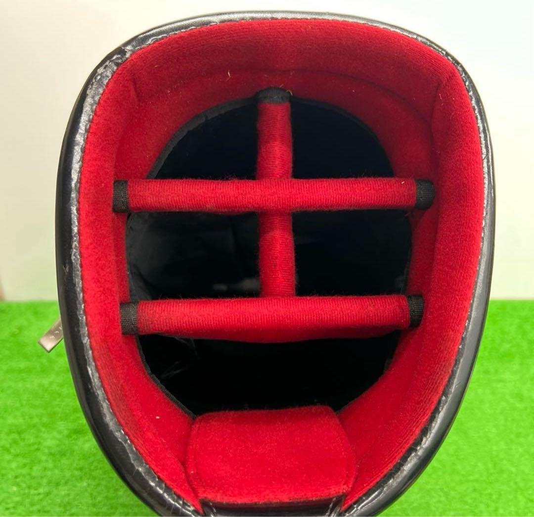 ONOFF キャディバッグ　エナメル　ブラック9インチ