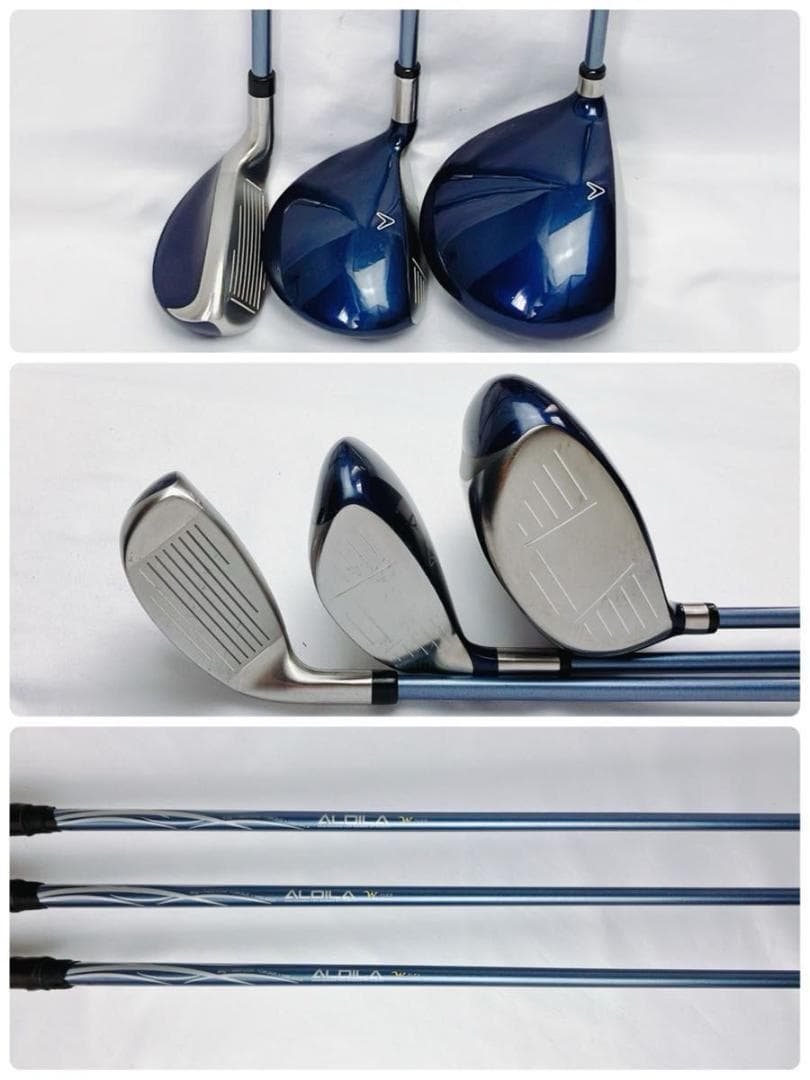 レディース Callaway GEMS ゴルフクラブ 8本セット　バッグ無し