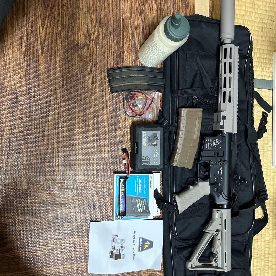 エアソフトガン グレー バッテリー付き