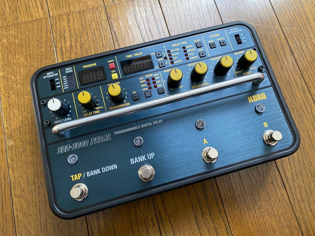 【未使用】KORG SDD-3000 PEDAL プログラマブルデジタルディレイ