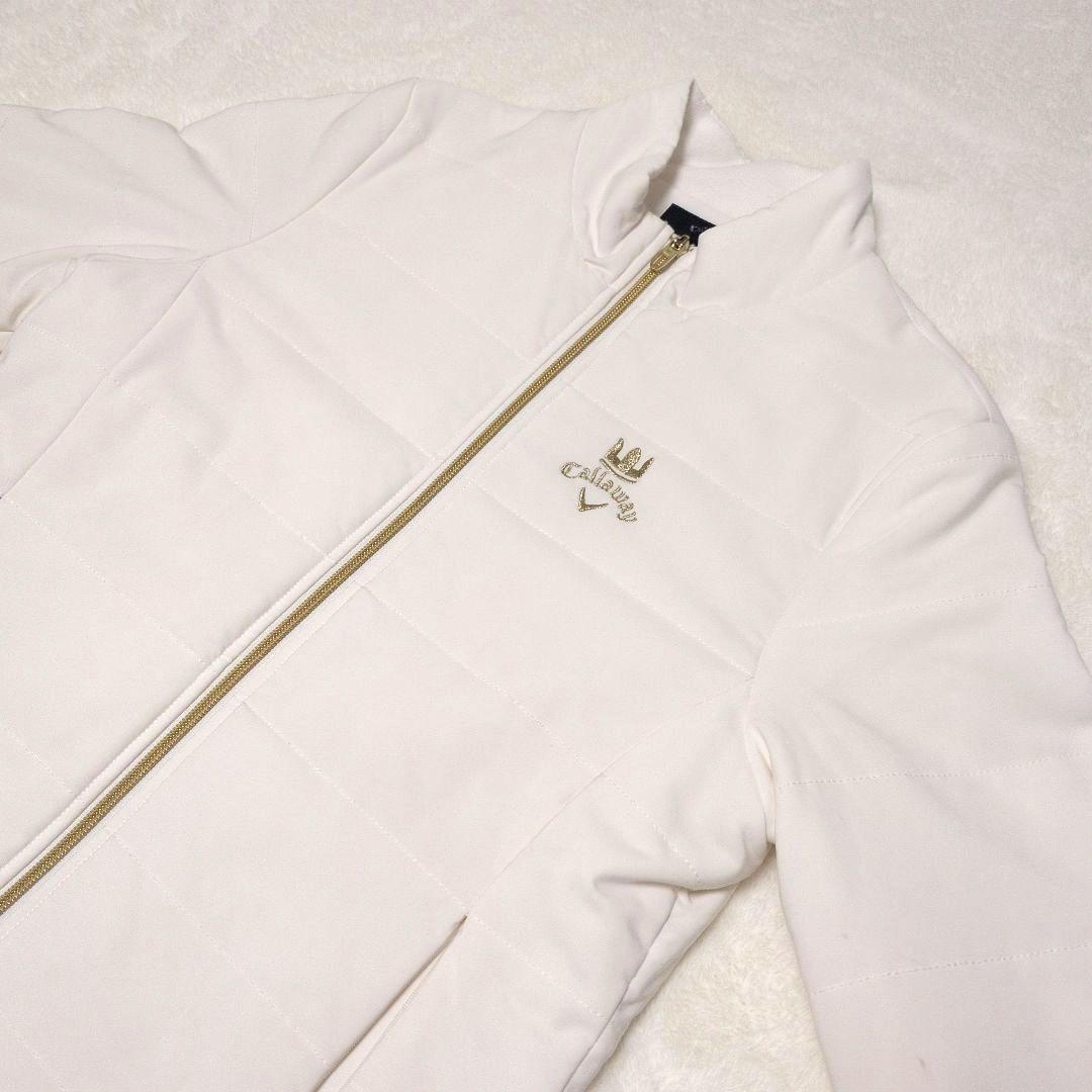 美品♡キャロウェイ 中綿ジャケット 裾フリル付き L 防寒 河本結プロ♡