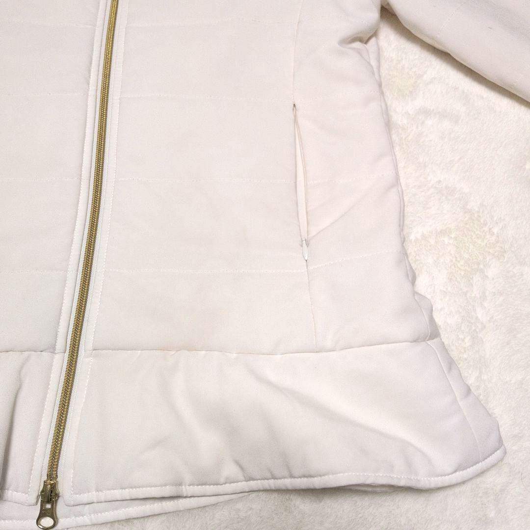 美品♡キャロウェイ 中綿ジャケット 裾フリル付き L 防寒 河本結プロ♡