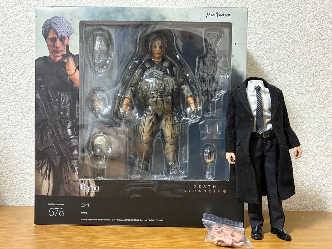figma デスストランディング マッツミケルセン フィギュア スーツ素体付属