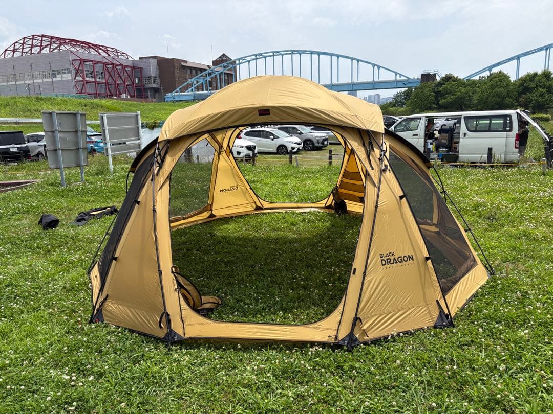 【超美品】BLACKDRAGON S450ドームテント