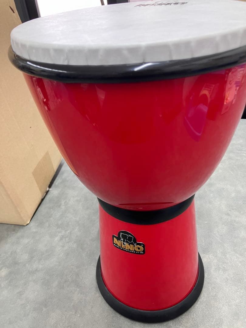 【MEINEL】NINO 18R（レッド）ジャンベ★ドラム 打楽器 知育楽器