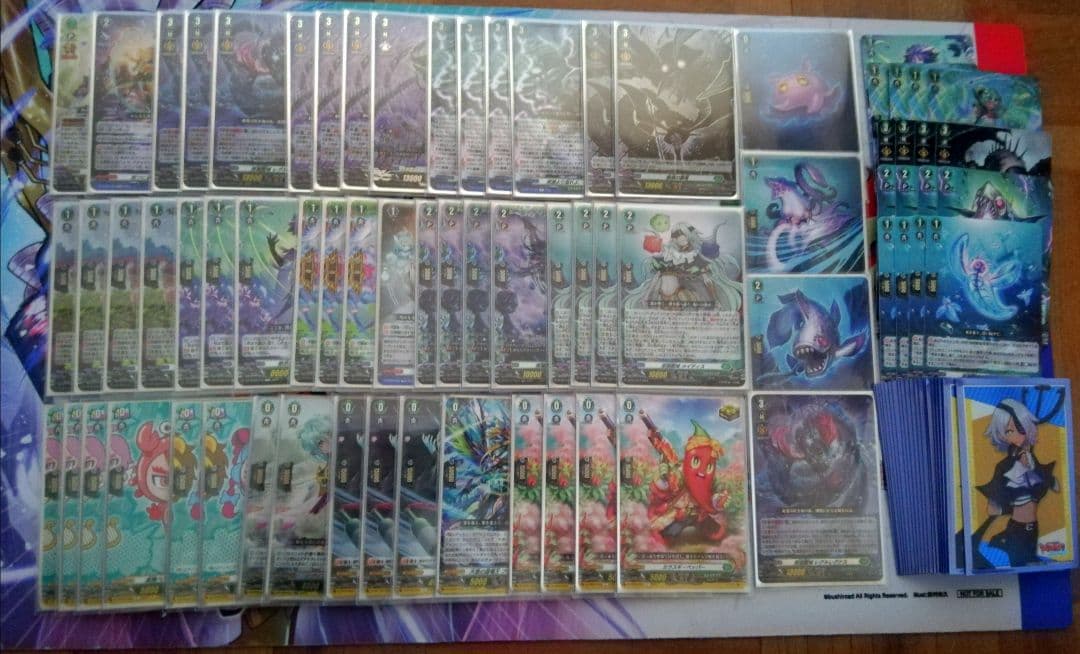 ヴァンガード　ストイケイア　 レグルレグナス　デッキ　パーツ付き スリーブ付き