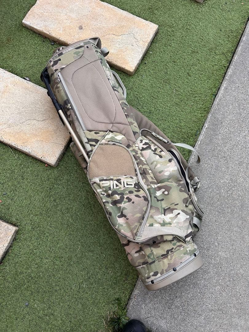 PING HOOFER 迷彩 スタンドバッグ