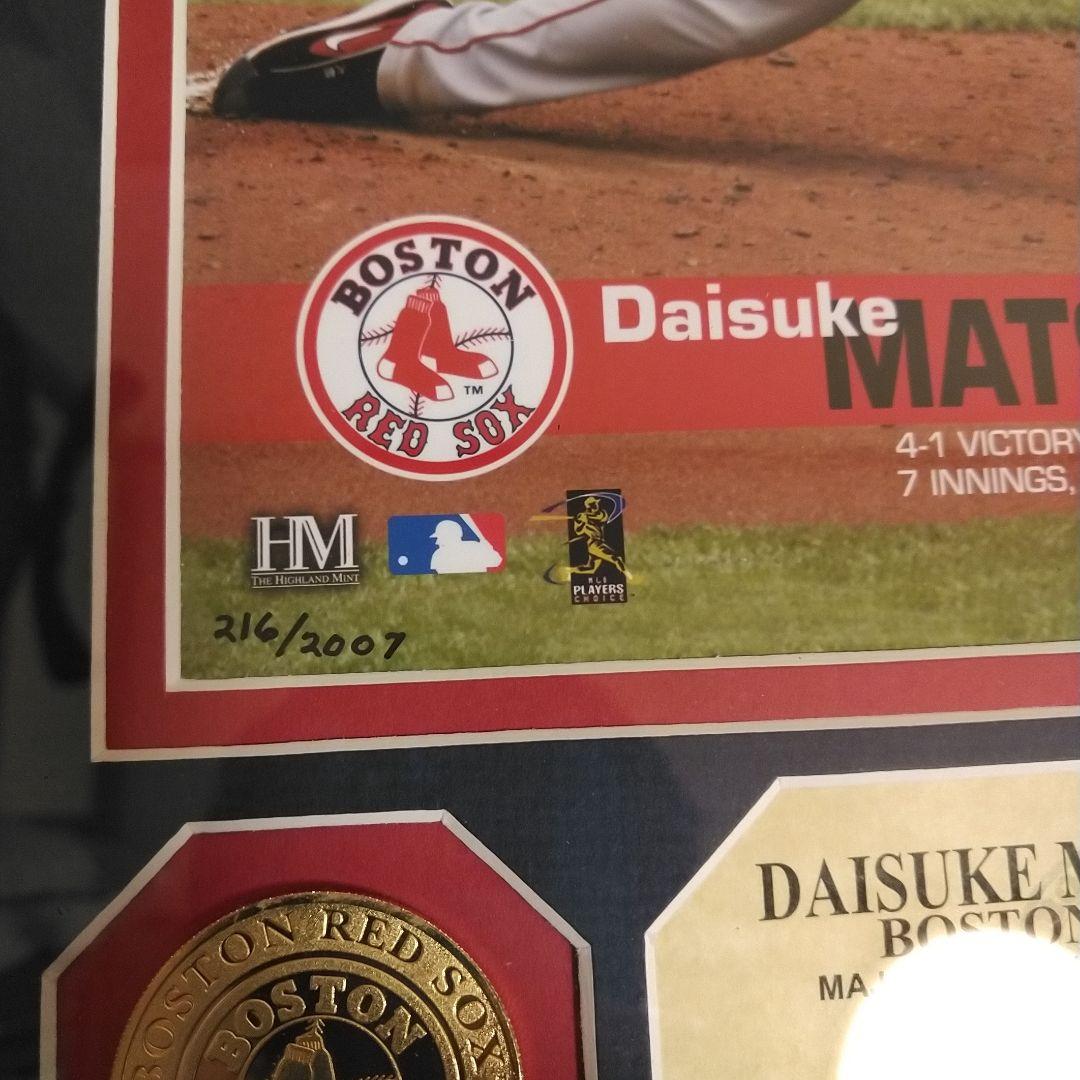 限定 松坂大輔　フォトフレーム　ハイランドミント MLB