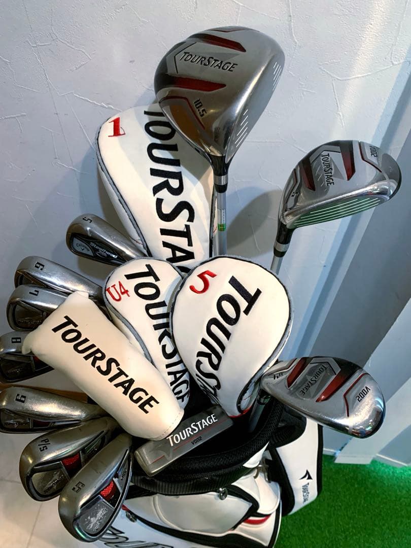 希少　完売　ツアーステージ　ゴルフクラブ　本格フルセット　V002 優しい