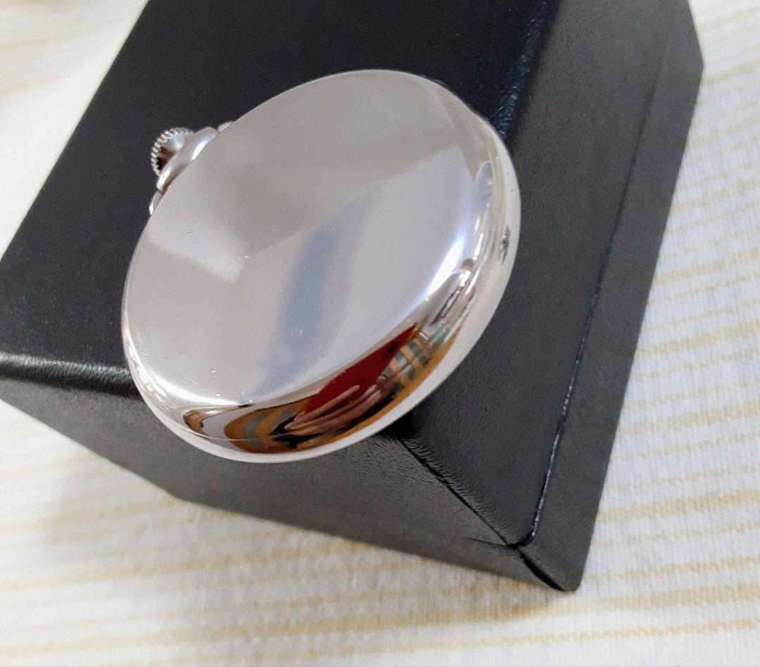 AUREOLE SWISSMADE鉄道仕様懐中時計大容量電池　JAPANMOVT