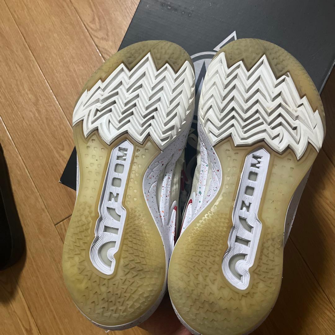 Nike バスケットボールシューズ ホワイト/マルチカラー