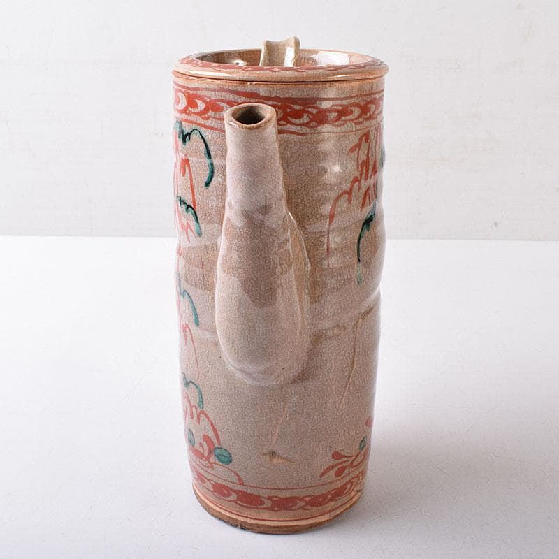 煎茶道具　赤絵　水注　時代箱　V　R8781