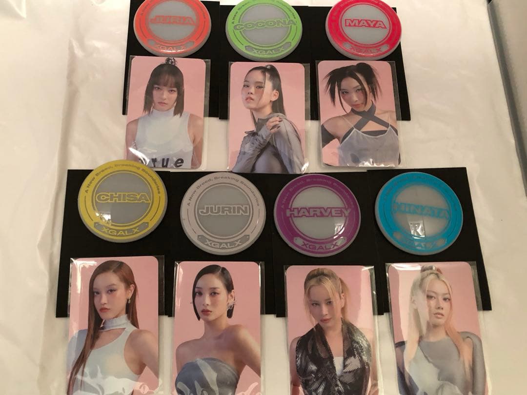 【新品】】XG リストバンドライト カバー&トレカ7種セット