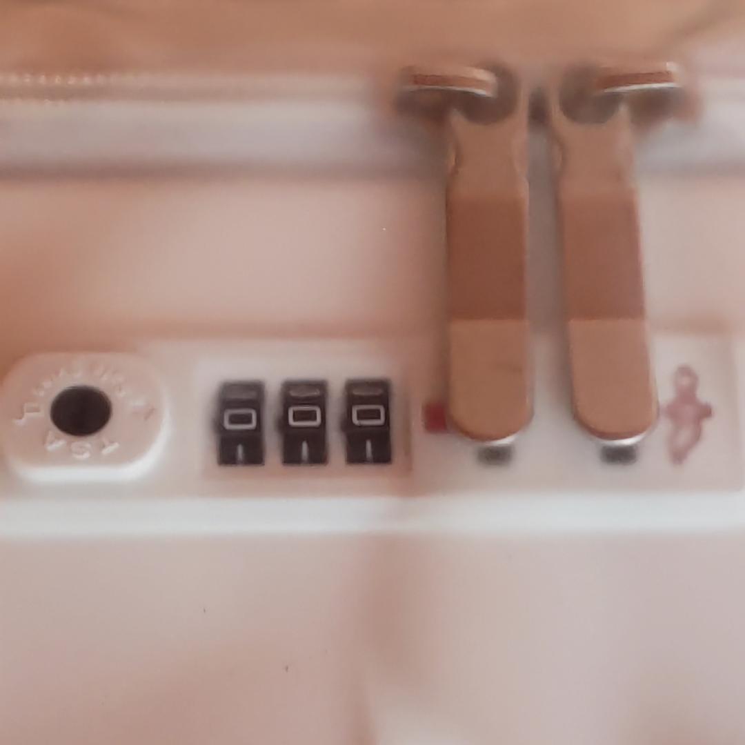 【未使用・送料込み】キャリーケース 機内持ち込み可 TSAロック 大容量 白 M