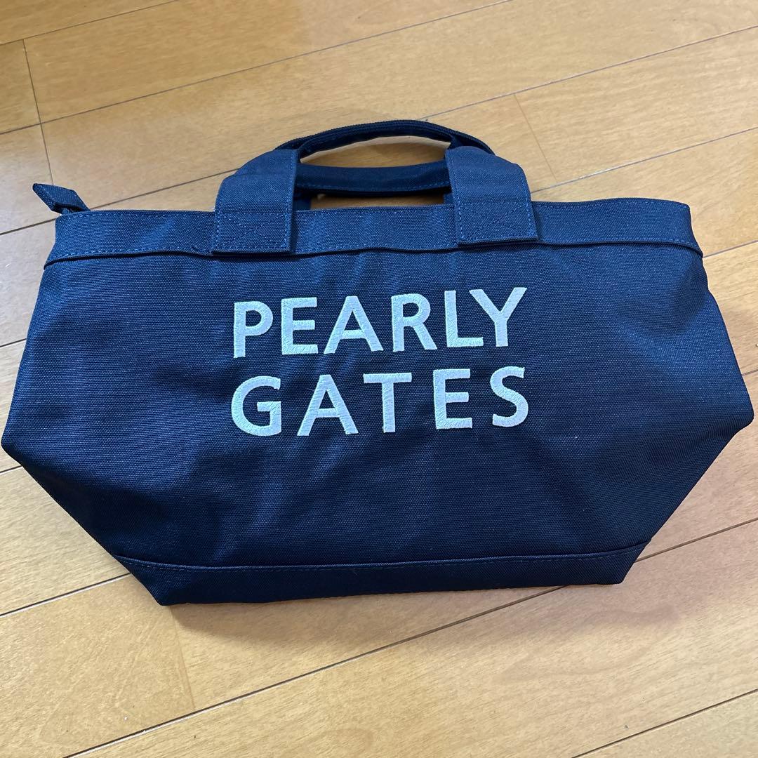PEARLY GATES パーリーゲイツ ゴルフトートバッグ ポーチ ネイビー