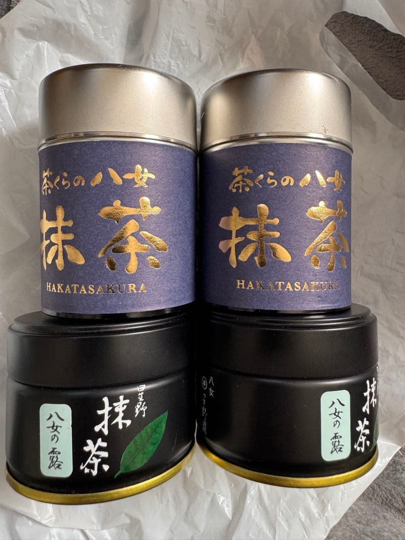 星野製茶園八女の露20g 2缶＆八女抹茶2缶