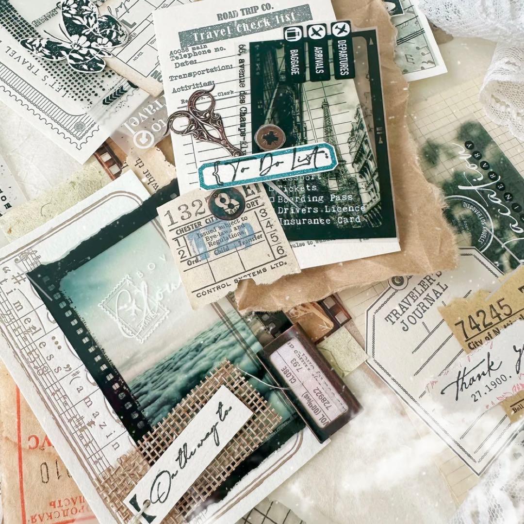 ⭐️SALE⭐️Journal pages 海外マスキングテープ　マステ【1868】