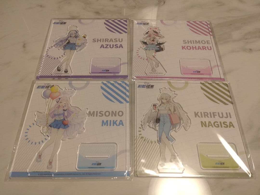 【台湾限定】ブルーアーカイブ 0717【全種】アクリルスタンド