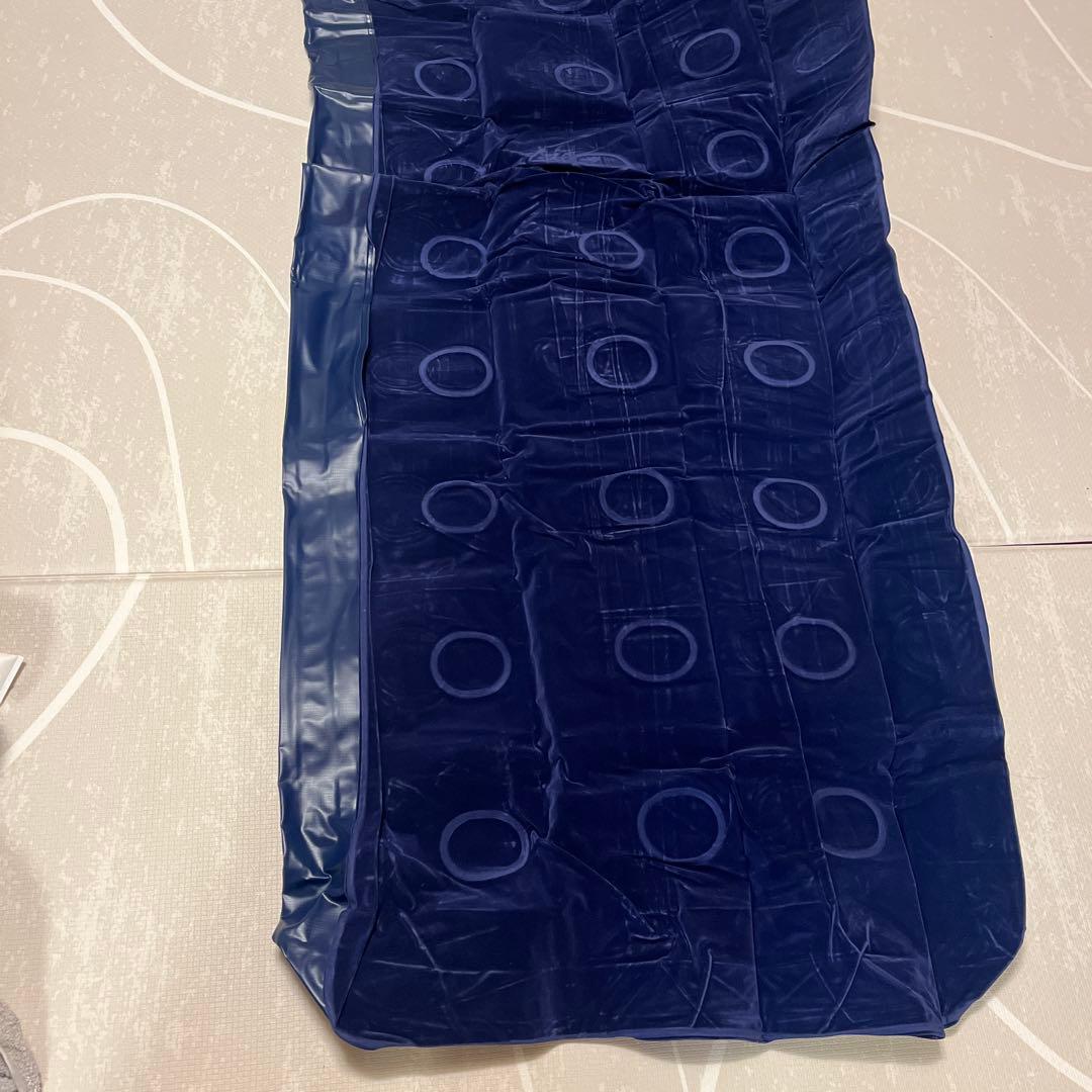 ネイビー エアマットレス PVC製2個
