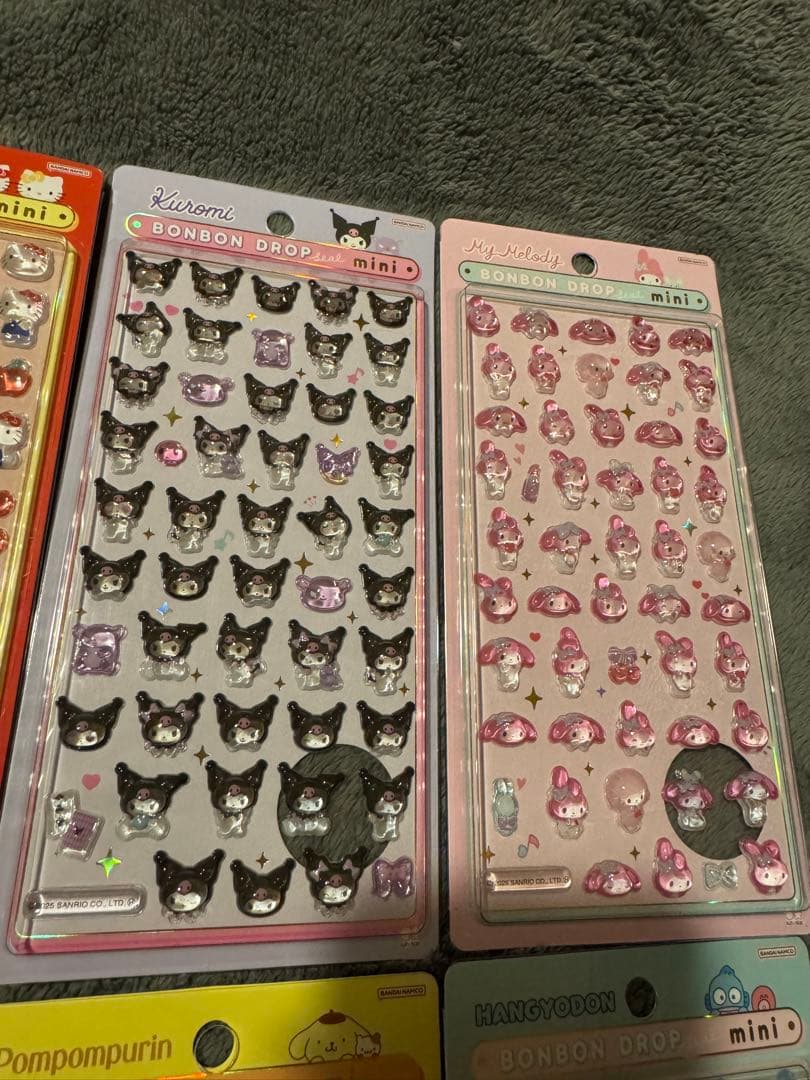 【確実正規品！！】サンリオボンボンドロップシールmini 8セット