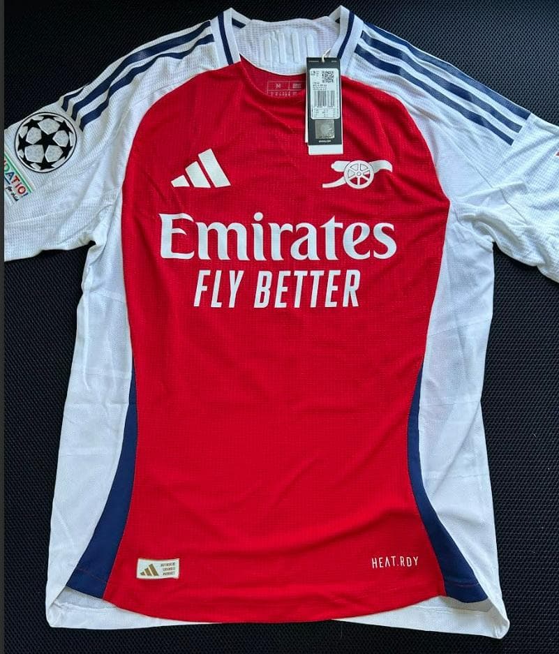 アーセナル　冨安 健洋　オーセンティック ホーム CL（M）2024-25