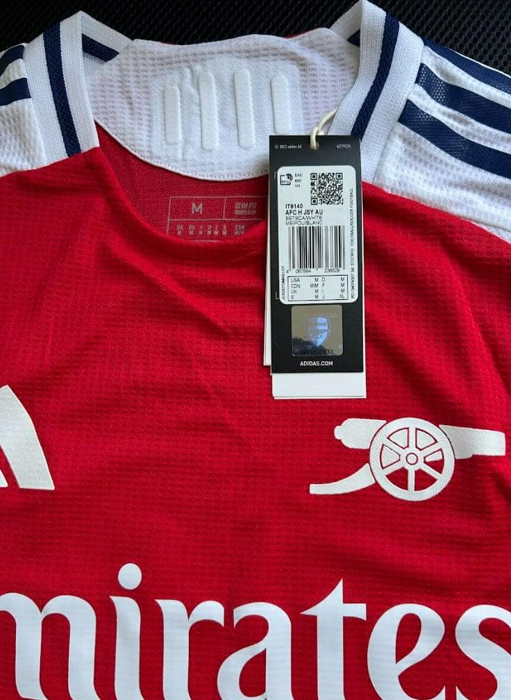 アーセナル　冨安 健洋　オーセンティック ホーム CL（M）2024-25