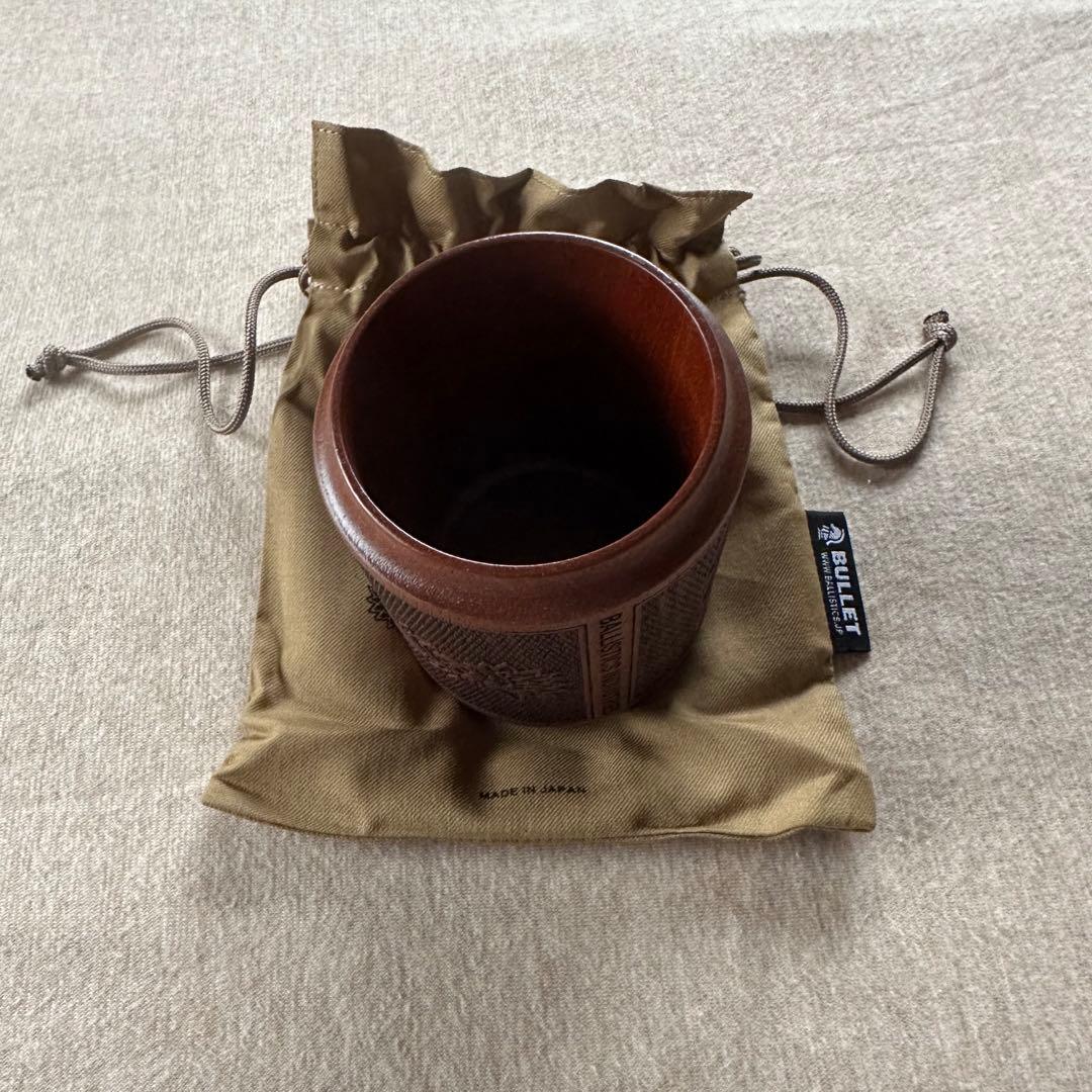 新品 BALLISTICS チェッカリング カップ ウレタン仕上げ ブラウン