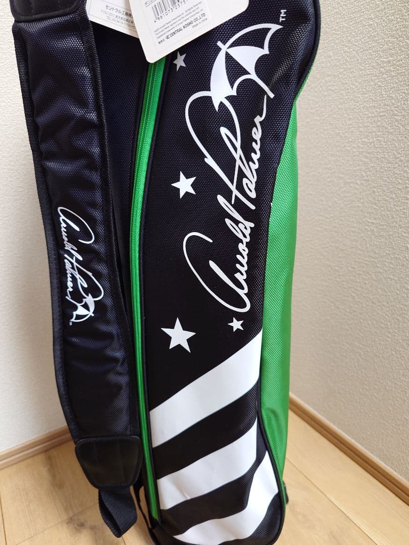 『新品・未使用❗️』アーノルド・パーマー キャディバッグ ブラック・グリーン