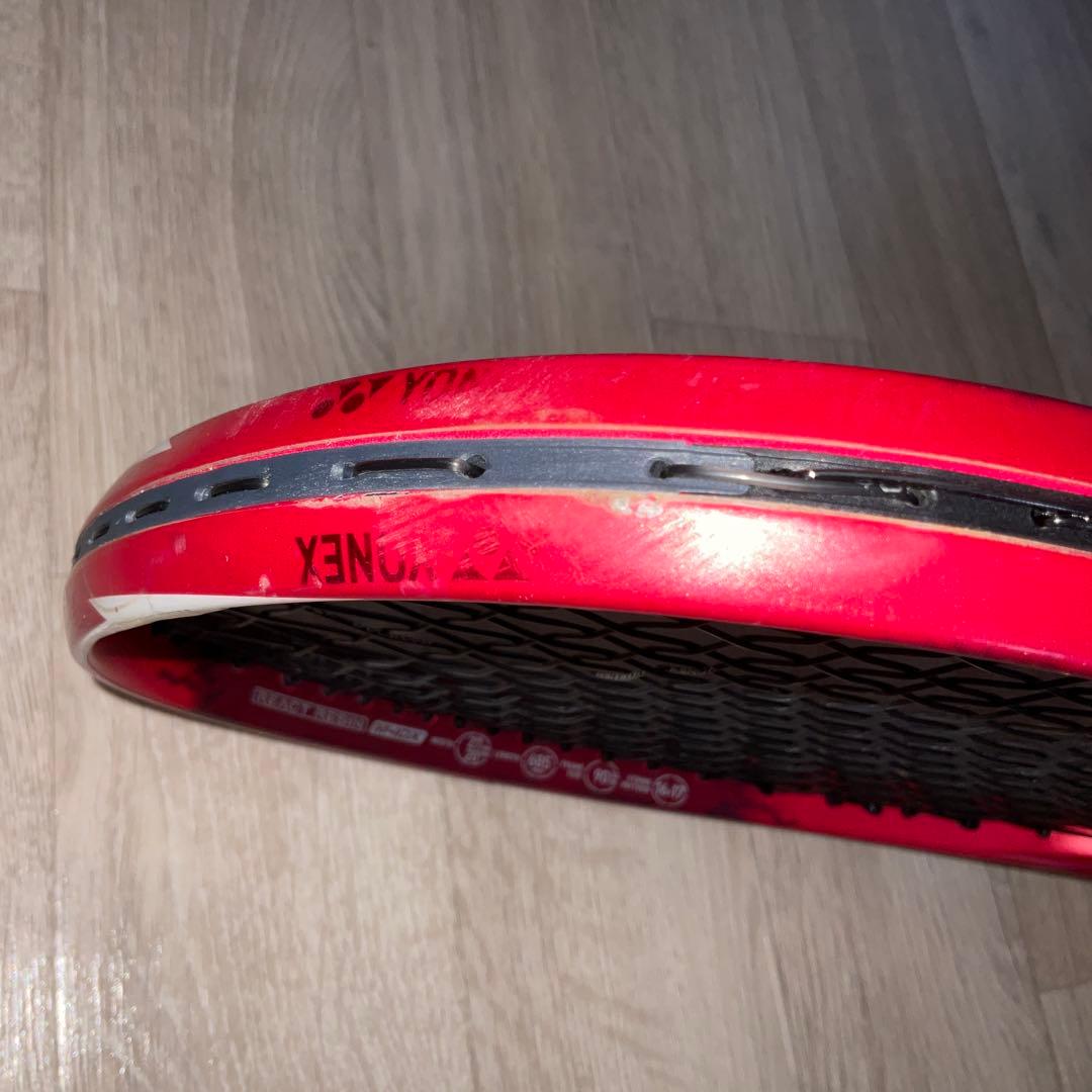 ソフトテニス　ヨネックス　ボルトレイジ7V クレナイ