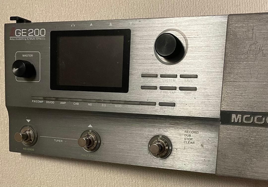 MOOER ムーア GE200 アンプモデリング・マルチエフェクト
