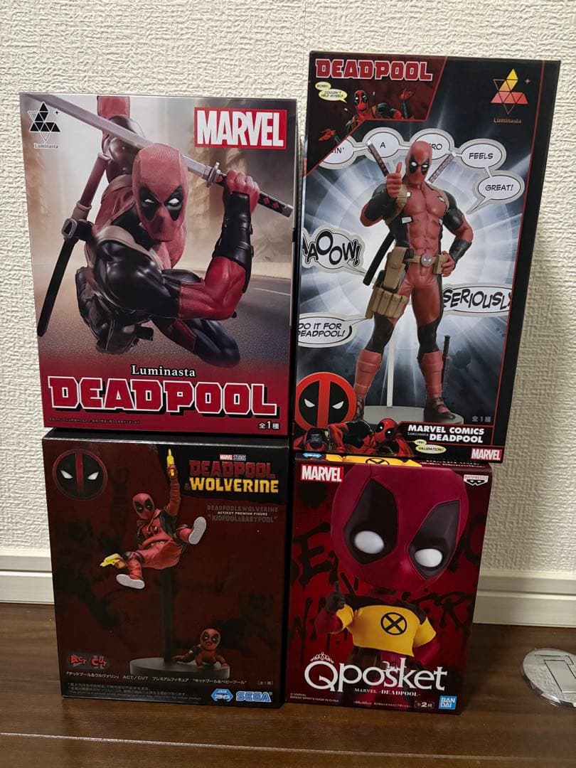デッドプール　フィギュア　4体セット