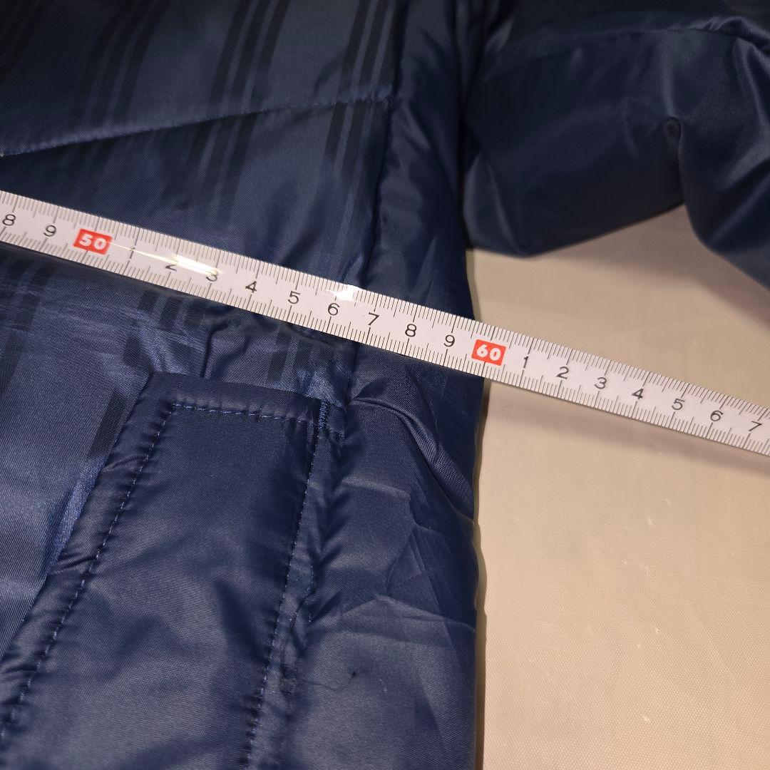 未使用品adidas ネイビー グランドコート　ダウンコート フード付き2XO