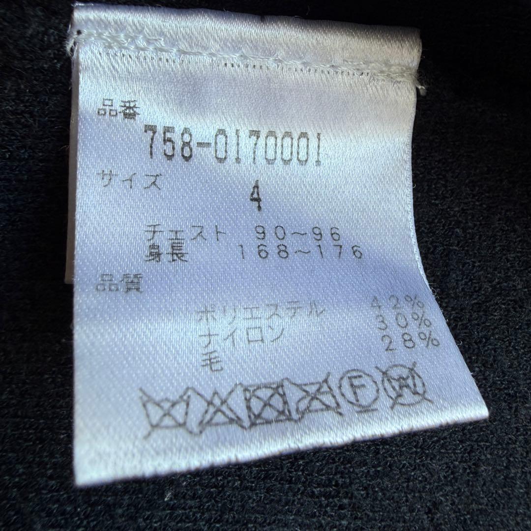 マスターバニー　 3D ニット　セーター　ダークグレー　M〜L相当　ウール混　4