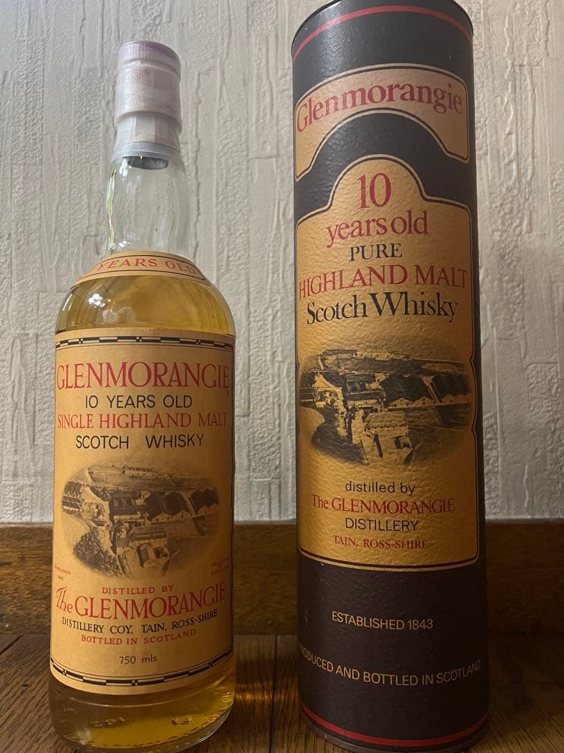 【終売品　貴重】グレンモーレンジ10年 旧々ボトル 750ml