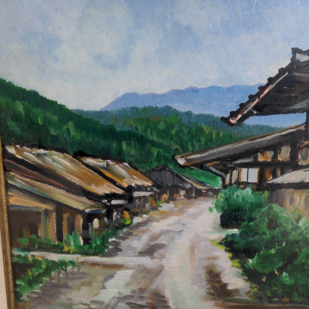 ピ*ロ様 風景画 油彩