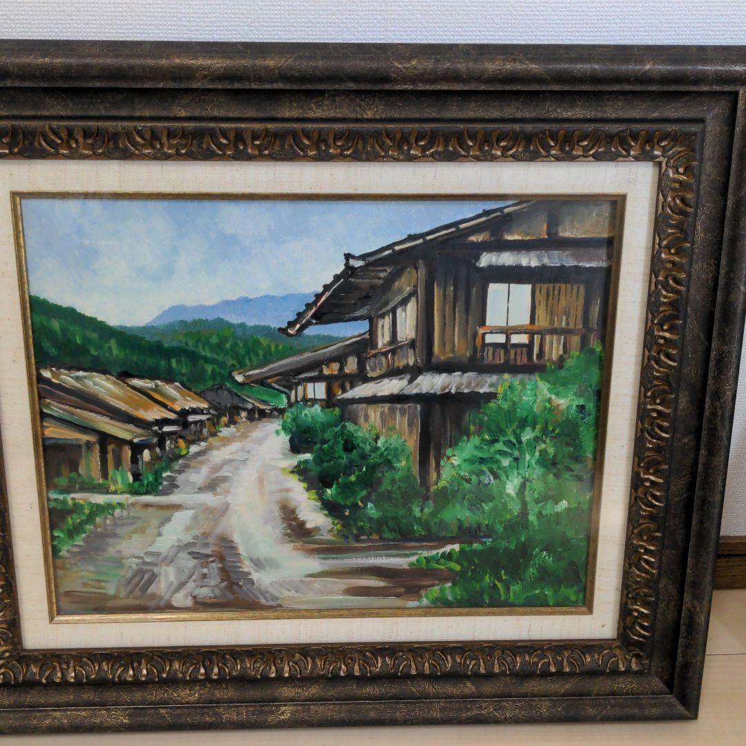 ピ*ロ様 風景画 油彩