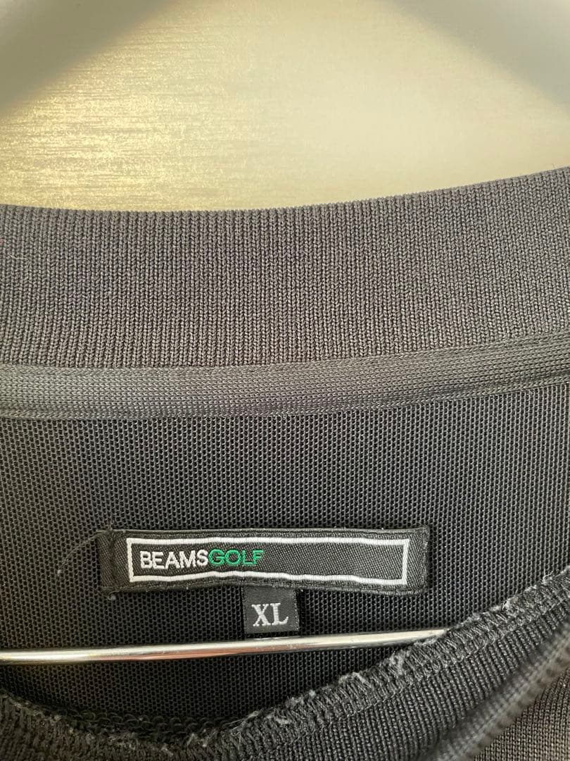 【美品】Beams golf スウェット トレーナーブラック XLサイズ