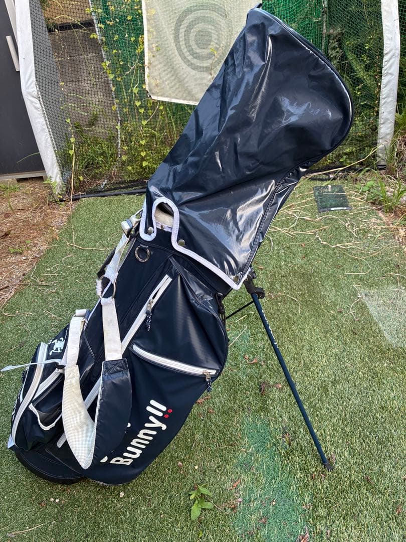 ジャックバニー　ゴルフバッグ・キャディバッグ ネイビー