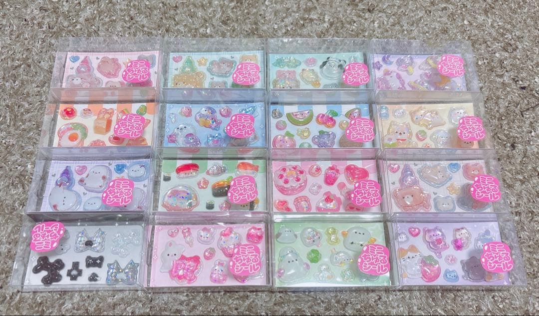 在庫ラスト　GiGO限定 うるちゅるポップシール mini