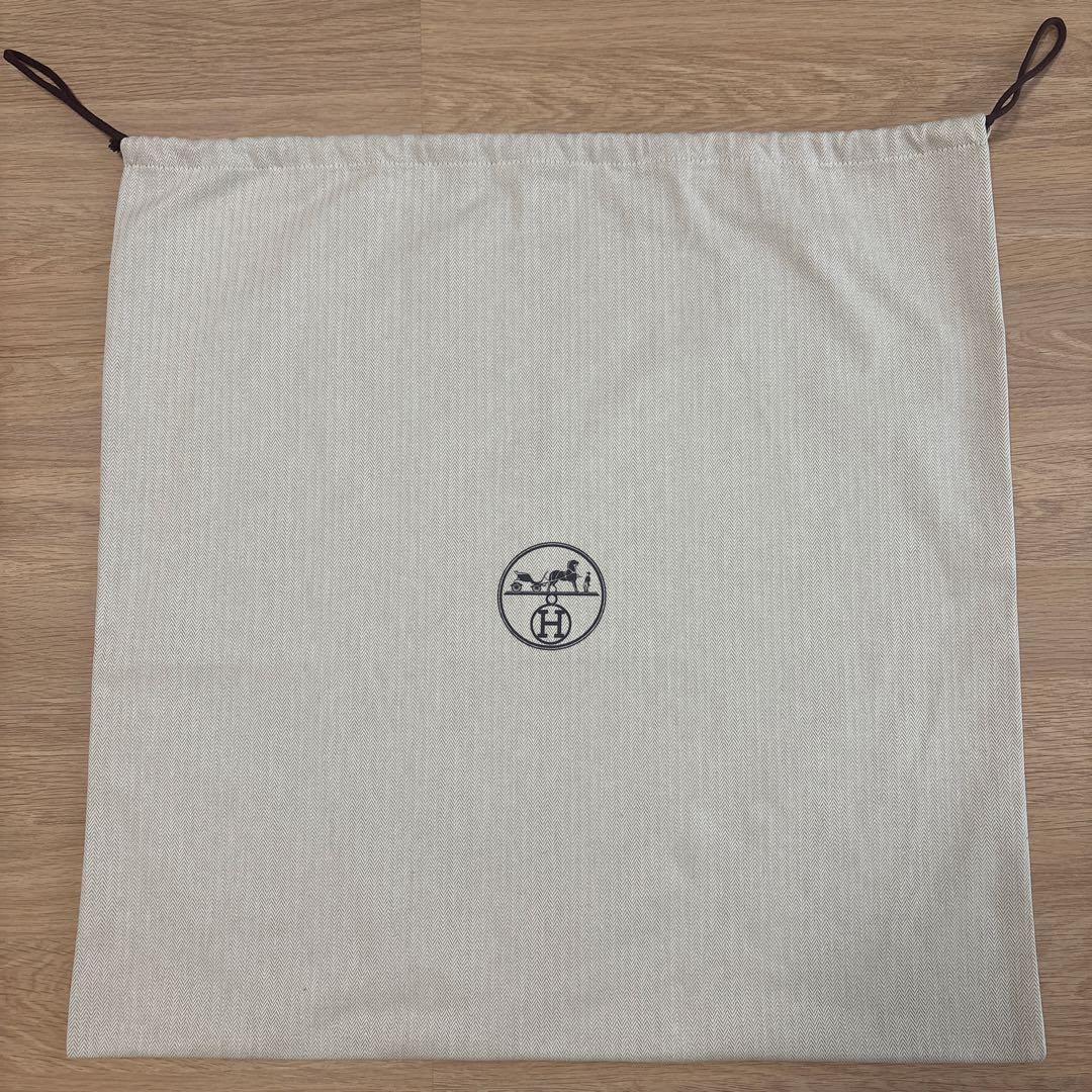 エルメス　保存袋　大　未使用　約59cm×59cm 巾着袋　ヘリンボーン