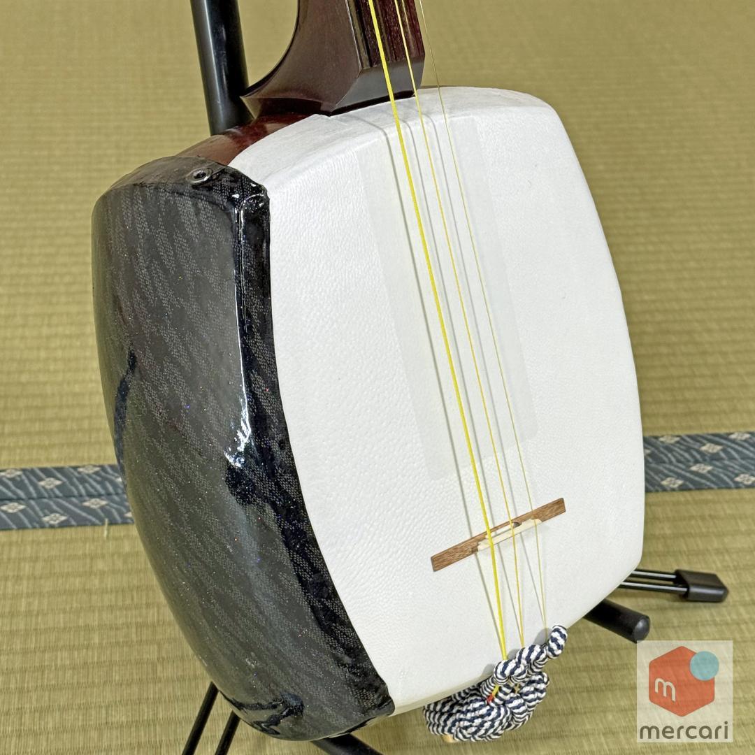 【プロ整備済】紅木製 津軽三味線 太棹｜ケース付｜即演奏可｜津36