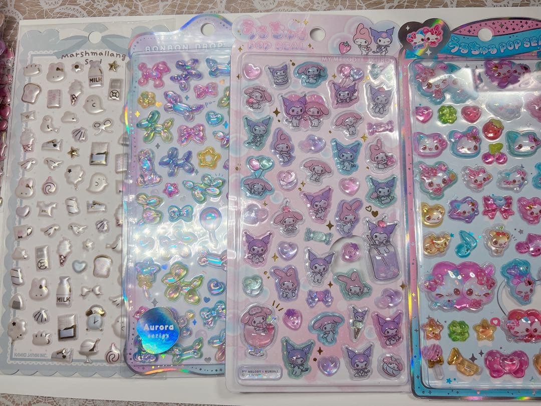 シール帳　完成品３冊　ボンボンドロップ　うるちゅる