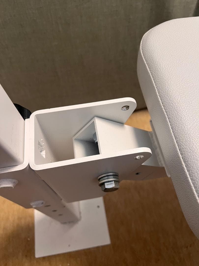 【引取可能】TEDDY WORKS KENSUI kaku 専用ベンチ 白　美品