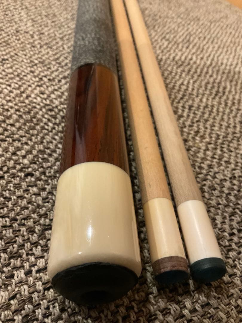 ロビンソン カスタム キュー　ココボロ×アイボリー 18山 逆ネジ　2シャフト