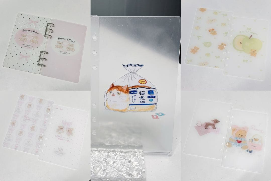 さき様　オーダー品　バインダー　5点まとめてセット A6バインダー