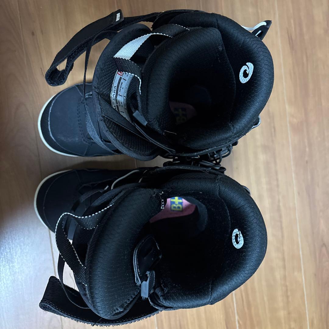 【美品】DEELUXE ID LARA 23.5cmブラック ブーツ