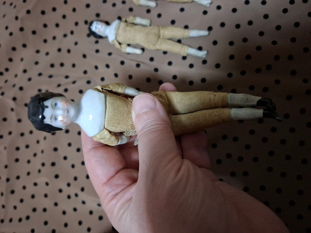 アンティーク★チャイナヘッドドール★ビスクドール★3点セット★アンティーク雑貨