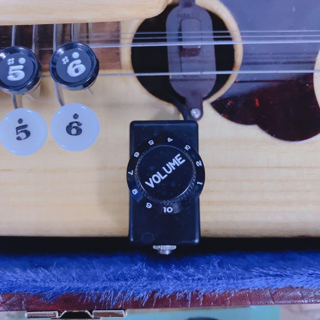 大正琴 電気大正琴 琴伝流 和楽器 ケース付き ボリューム付き 弦楽器